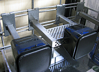 Speaker Mounting Units in Use